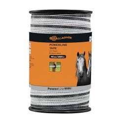 Gallagher PowerLine lint 40 mm wit (200 meter)