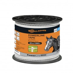 Gallagher PowerLine wit lint 20 mm (200 meter)