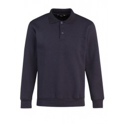 Storvik sweater polo-kraag antraciet (maat M - XXXL)