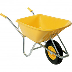 Kruiwagen geel elektrolytisch verzinkt (100 liter)