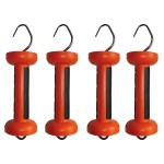 Gallagher poortgreep oranje soft touch (4 stuks)