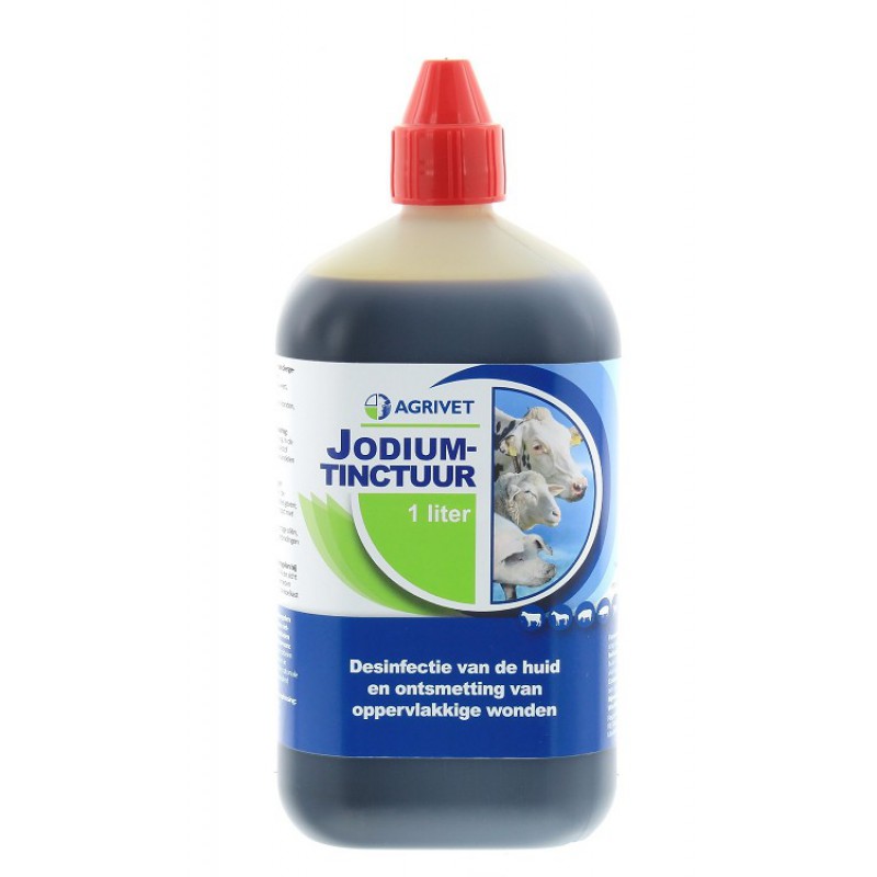 Edele Niet essentieel In de naam Jodium Tinctuur 2% Agrivet (1 liter)